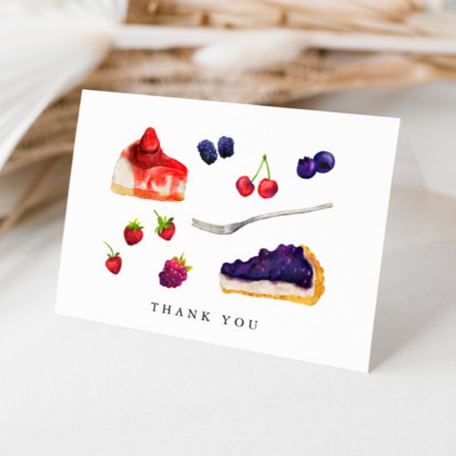 Watercolor Fruits and Cakes Thank You (Creator Uploaded)