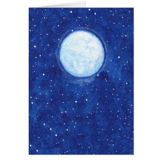 Watercolor Full Moon (Front)
