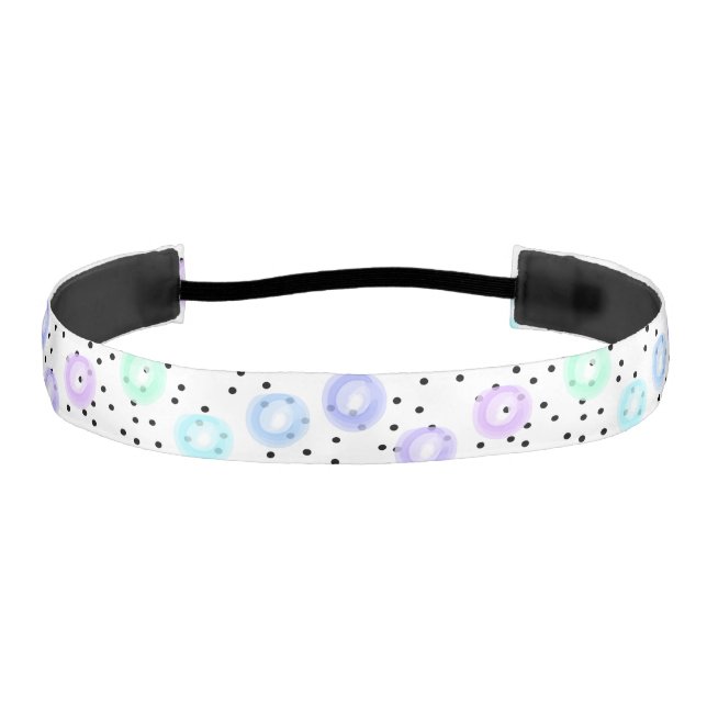 Watercolor Funfetti Athletic Headband (Front)