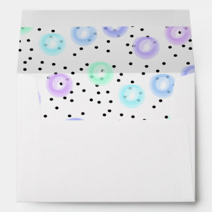 Watercolor Funfetti Envelope