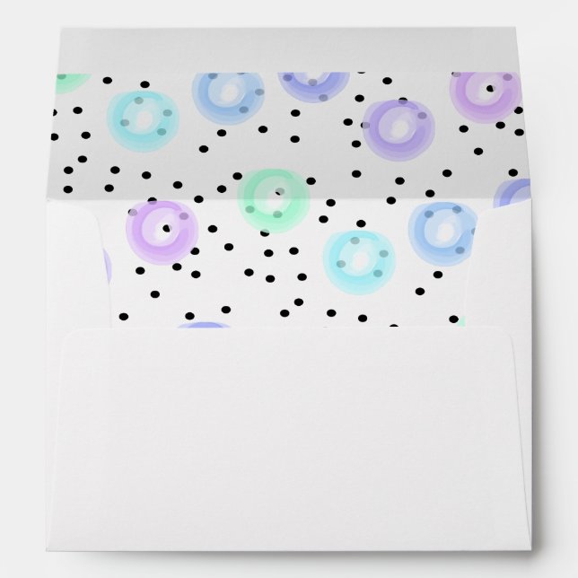 Watercolor Funfetti Envelope (Back (Bottom))