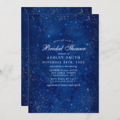 Watercolor Galaxy Cosmic Stars Bridal Shower Invitation (Front/Back)