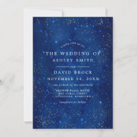 Watercolor Galaxy Cosmic Stars Starry Wedding