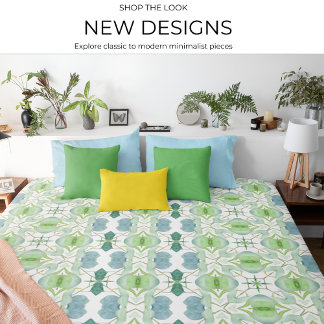 Watercolor Garden Dream Aquarelle Elegance Duvet Cover