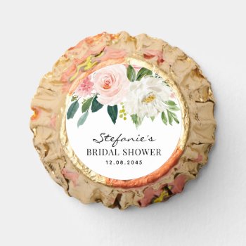 Watercolor Garden Flowers Spring Bridal Shower Reese's Peanut Butter Cups by misstallulah at Zazzle
