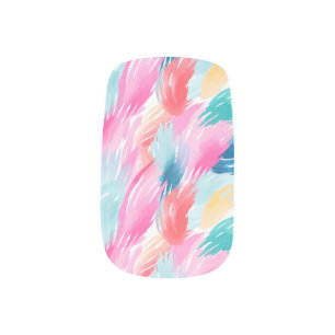 Watercolor Garden Nail Art