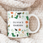 Watercolor Gardening Coffee Mug<br><div class="desc">The sweetest way to start your morning off,  with a beautifully illustrated watercolor gardening coffee mug.</div>