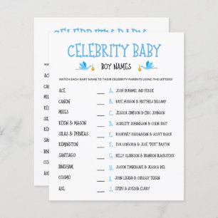 Watercolor Gender Reveal Celebrity Baby Boy Names