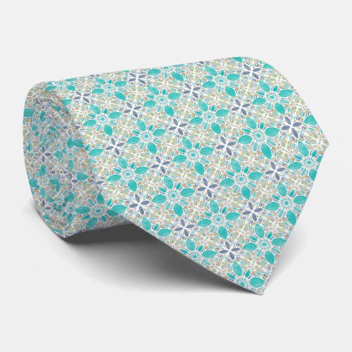 Watercolor Geo _ Breeze Neck Tie