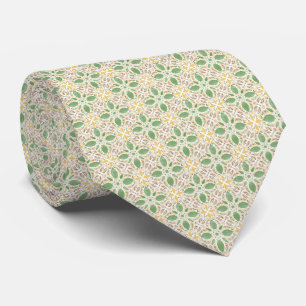 Watercolor Geo _ Forest Neck Tie