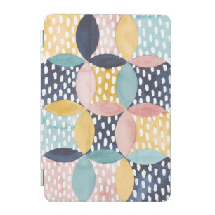 Watercolor Geometric Circles iPad Mini Cover