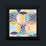 Watercolor Geometric Circles Keepsake Box<br><div class="desc">Watercolor Geometric Circles  Artist: Grace Popp</div>