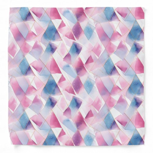 Watercolor Geometric Dream Bandana