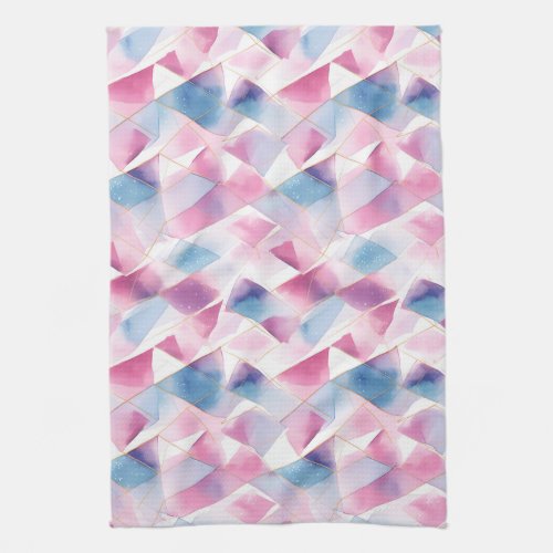 Watercolor Geometric Dream Kitchen Towel