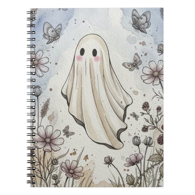 Watercolor Ghost Journal (Front)