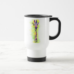 Watercolor Giraffe 2 Travel Mug