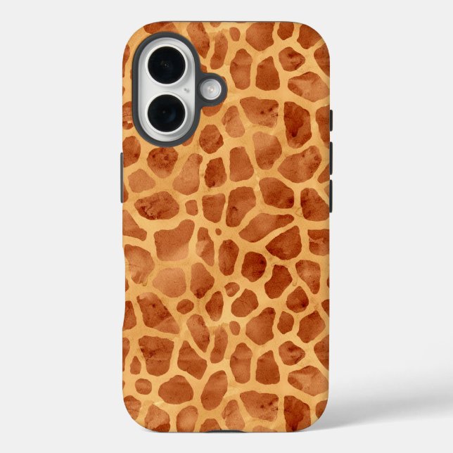 Watercolor Giraffe Print Case-Mate iPhone Case (Back)
