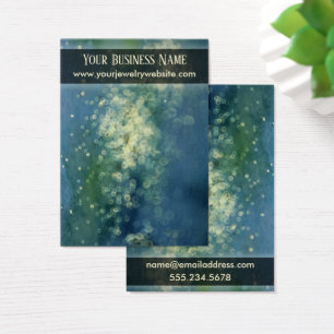 Watercolor Glitter Earring Holder Display Cards