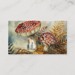 watercolor gnome enclosure card