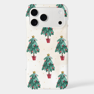 Watercolor Gold Christmas 1 Pattern iPhone 17 Pro Max Case
