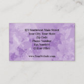 Watercolor Gold Foil Drops Hair Nail Makeup Salon Business Card (Back)