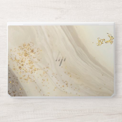 watercolor gold glitter marble HP EliteBook 1050 G HP Laptop Skin