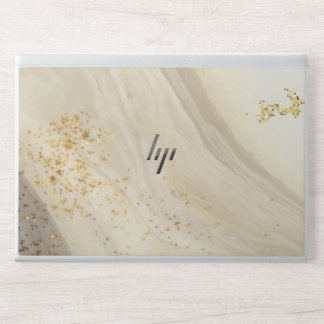 watercolor gold glitter marble HP EliteBook 840 G5 HP Laptop Skin