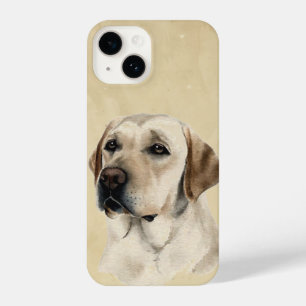 Watercolor Golden Labrador Dog Pet Animal iPhone 14 Case