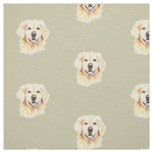 Spoonflower Fabric - Golden Retriever Dog Animal Pet Printed on Petal  Signature Cotton Fabric by the Yard - Sewing Quilting Apparel Crafts Decor  