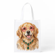 Watercolor Golden Retriever Dog | Pet Lover Art