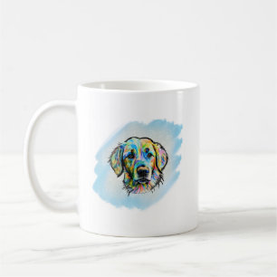Watercolor Golden Retriever Mug