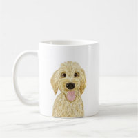 Watercolor Goldendoodle Mug