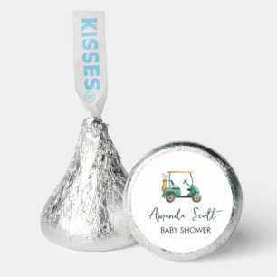 Watercolor Golf Cart Baby Shower Hershey®'s Kisses®