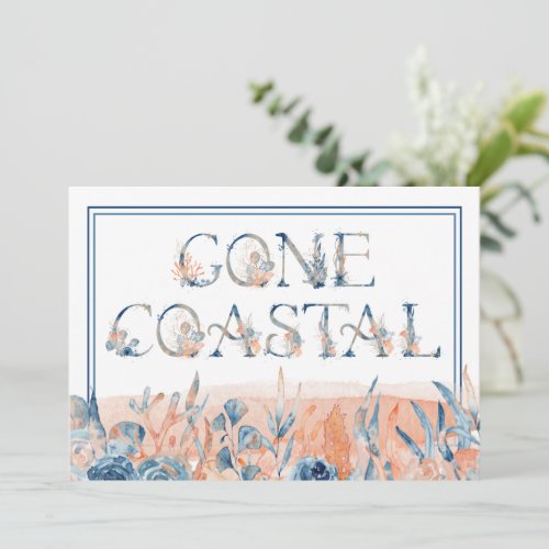 Watercolor Gone Coastal Weve Moved  Announcement