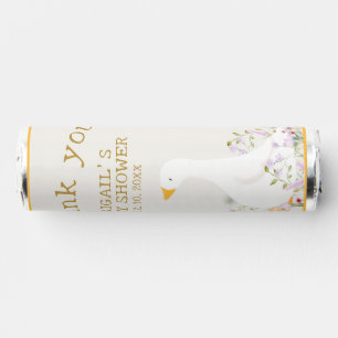 Watercolor Goose Duck Wildflower Baby Shower Breath Savers® Mints