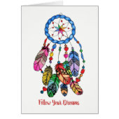 Watercolor gorgeous rainbow dream catcher (Front)