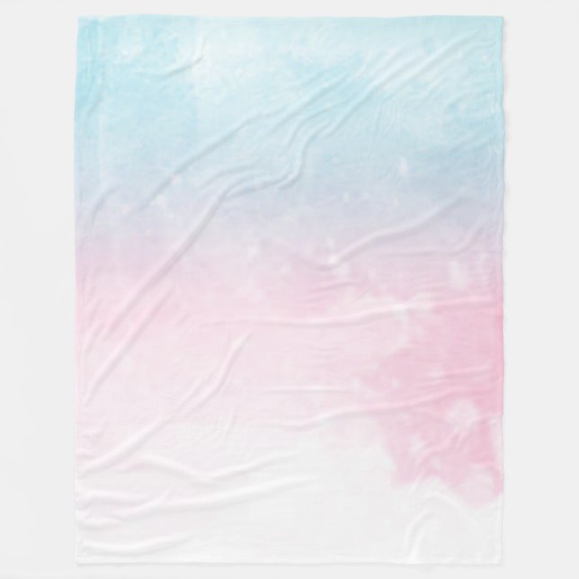 watercolor gradient ombre blanket (Front)