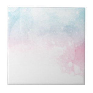 watercolor gradient ombre ceramic tile