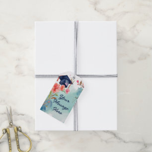Watercolor Graduation Celebration Gift Tags