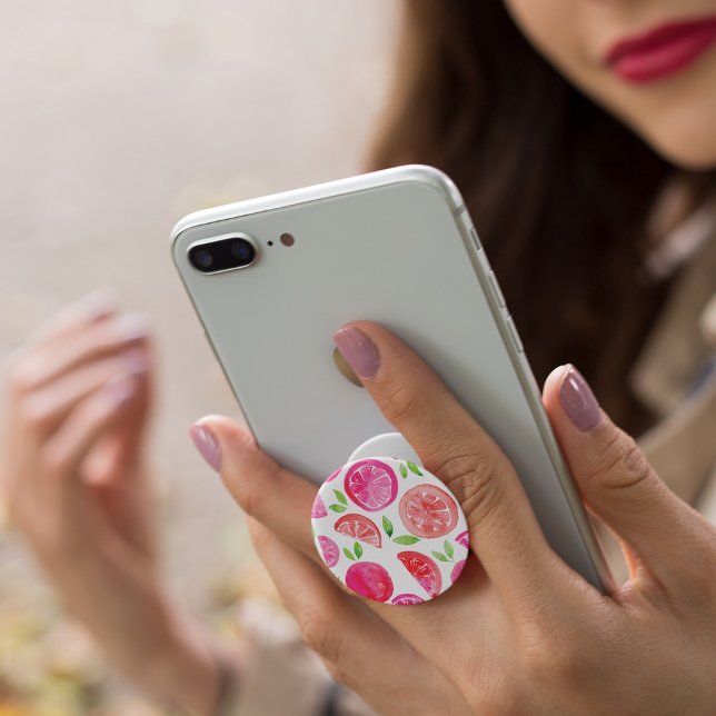 Watercolor  grapefruit PopSocket (Creator Uploaded)