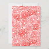 Watercolor grapefruit slices pattern (Front)