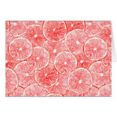 Watercolor grapefruit slices pattern (Front Horizontal)