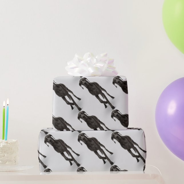 Watercolor  Great Dane Dog Pet Animal   Wrapping Paper (Party Gifts)