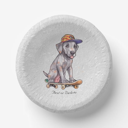 Watercolor Great Dane Paper Bowl