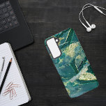 Watercolor Green and Gold Samsung Galaxy S21 Case<br><div class="desc">Watercolor Green and Gold Samsung Galaxy S21 Case</div>