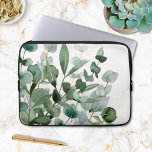 Watercolor Green Foliage Greenery Leaves Laptop Sleeve<br><div class="desc">Introducing our Watercolor Green Foliage Leaves Modern Laptop Sleeve, a perfect gift for nature-loving teachers. This captivating laptop sleeve features a serene watercolor design, blending shades of sage and green to evoke a sense of tranquility. With intricate leaf motifs and botanical elements, it celebrates the beauty of nature. This laptop...</div>