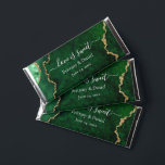 Watercolor Green Gold Marble Geode Love Is Sweet Hershey Bar Favors<br><div class="desc">Elegant Watercolor Emerald Green and Gold Marble Agate Geode Chocolate Candy Bar Wedding Favors. Modern Calligraphy Script Love Is Sweet with Bride & Groom Names and Date.</div>