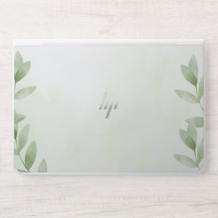 Watercolor Green Leaves,HP EliteBook 1050 G1 HP Laptop Skin