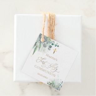 First Communion Favor Tags | Zazzle