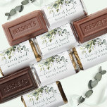 Watercolor Greenery Love Is Sweet Sage Green Hershey's Miniatures<br><div class="desc">Modern Elegant Calligraphy Script Watercolor Botanical Greenery Wedding Love is Sweet Chocolate Candy Bars include eucalyptus leaves,  green botanical foliage,  dusty blue leaves and other beautiful botanical greenery. Sage Green Text.</div>